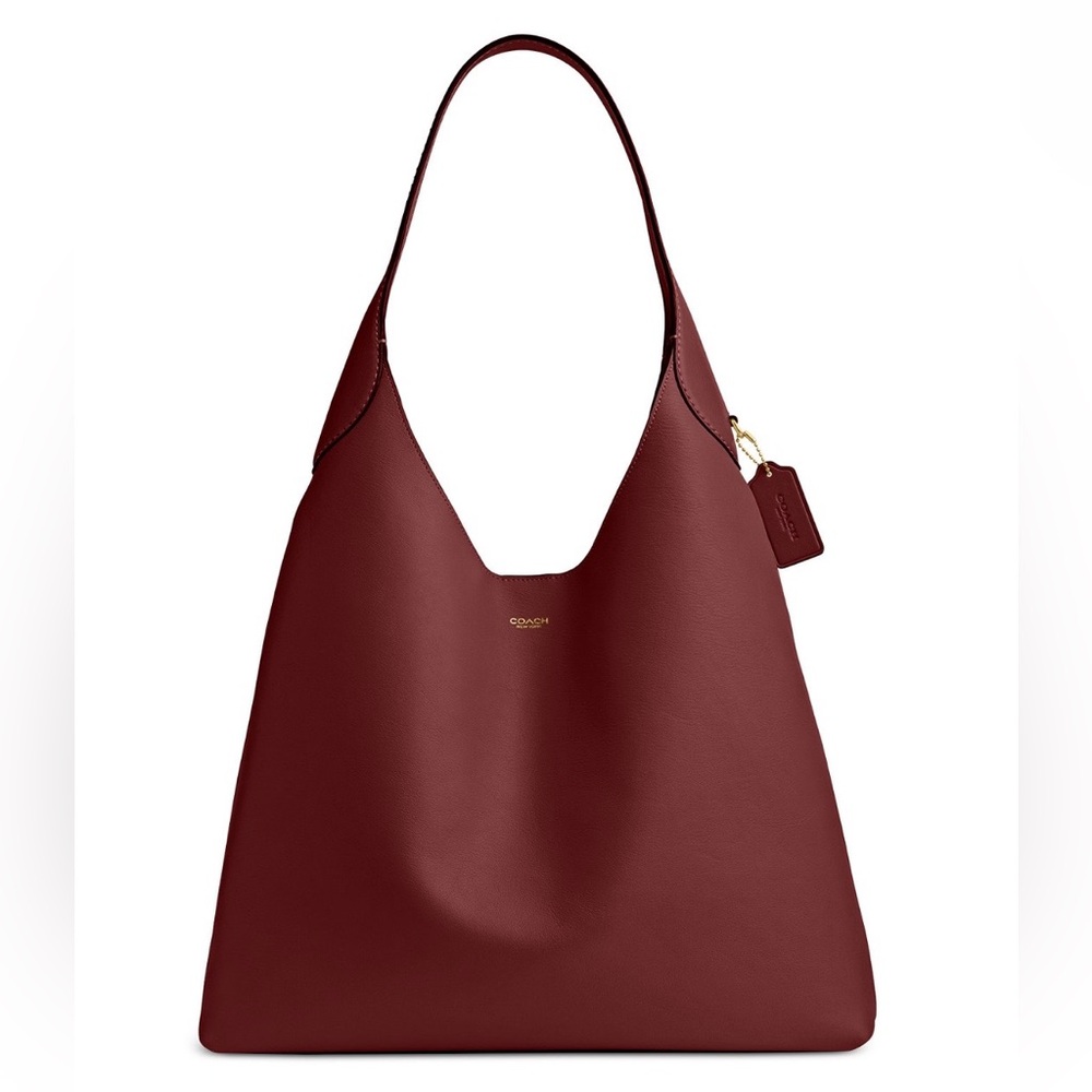 ♥️New Coach Brooklyn 39 in Dark Ruby (Sold Out Online)